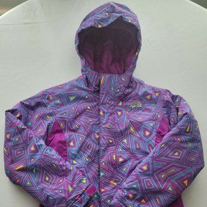 The North Face Hyvent Girls Size M 10-12  Multicolor Winter Snow Ski Jacket